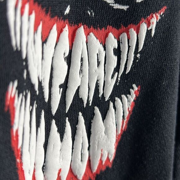 🔥🔥 “NWT” MARVEL VENOM Spider-Man Puff Print Graphic Hoodie Sweatshirt Sz 2XL - Picture 5 of 9